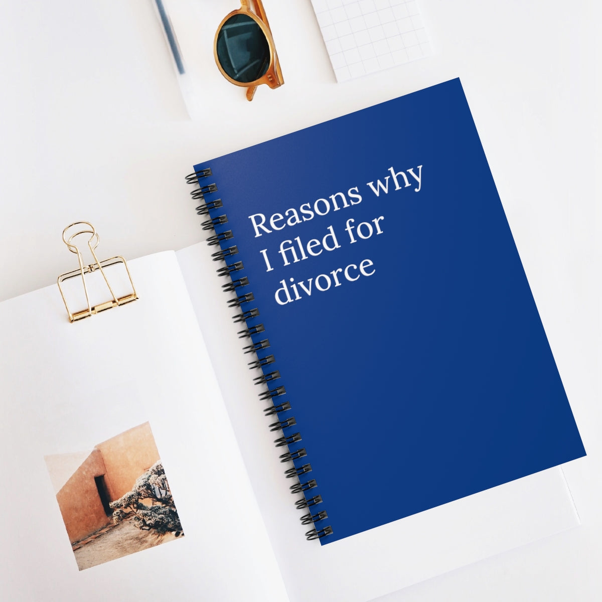 Reasons Why I filed for Divorce Funny Notebook