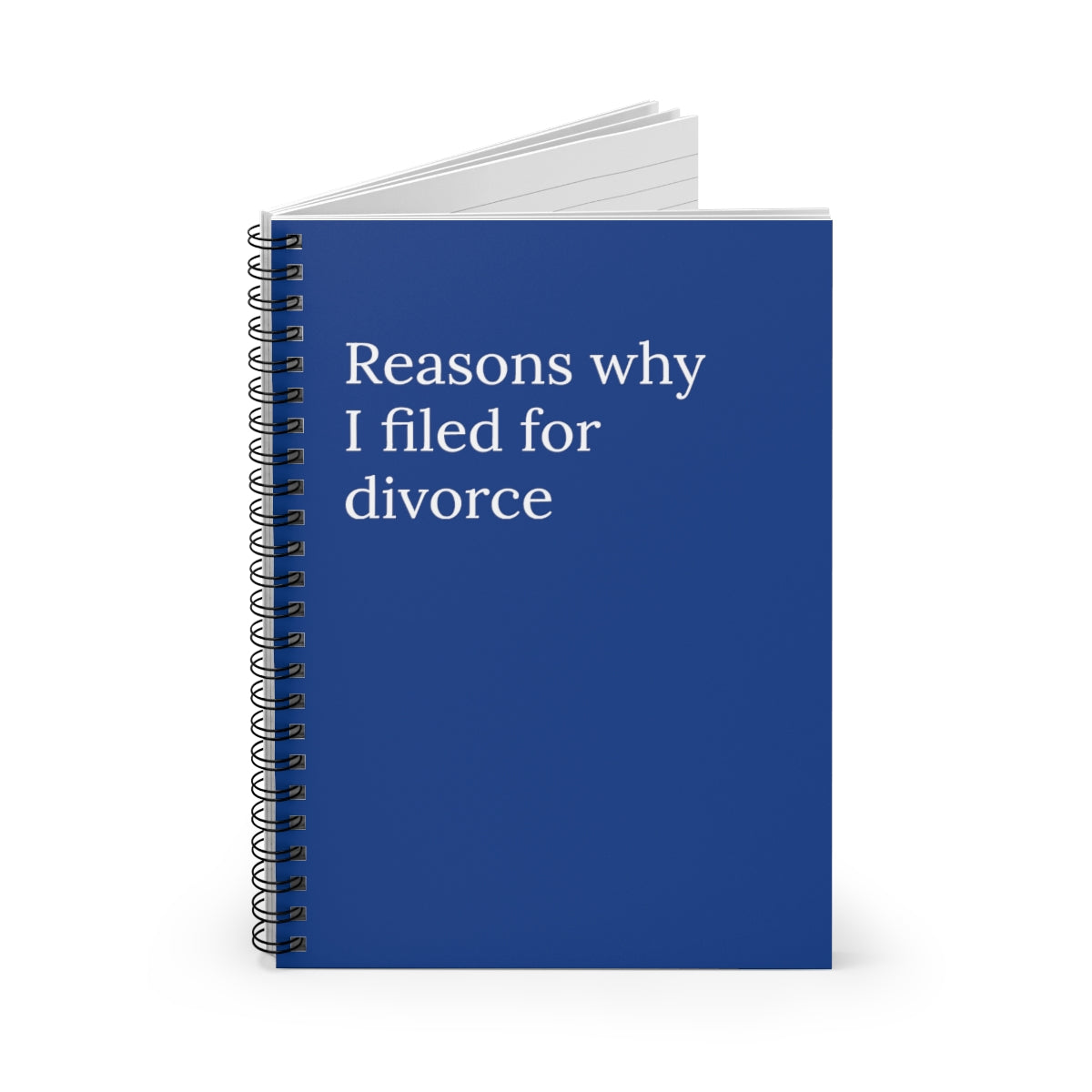 Reasons Why I filed for Divorce Funny Notebook