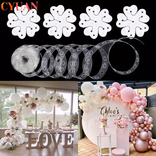 Balloon Arch Decoration Balloon Chain Wedding Balloon Garland Birthday Baby Shower Background Decoration Balloon Accessories