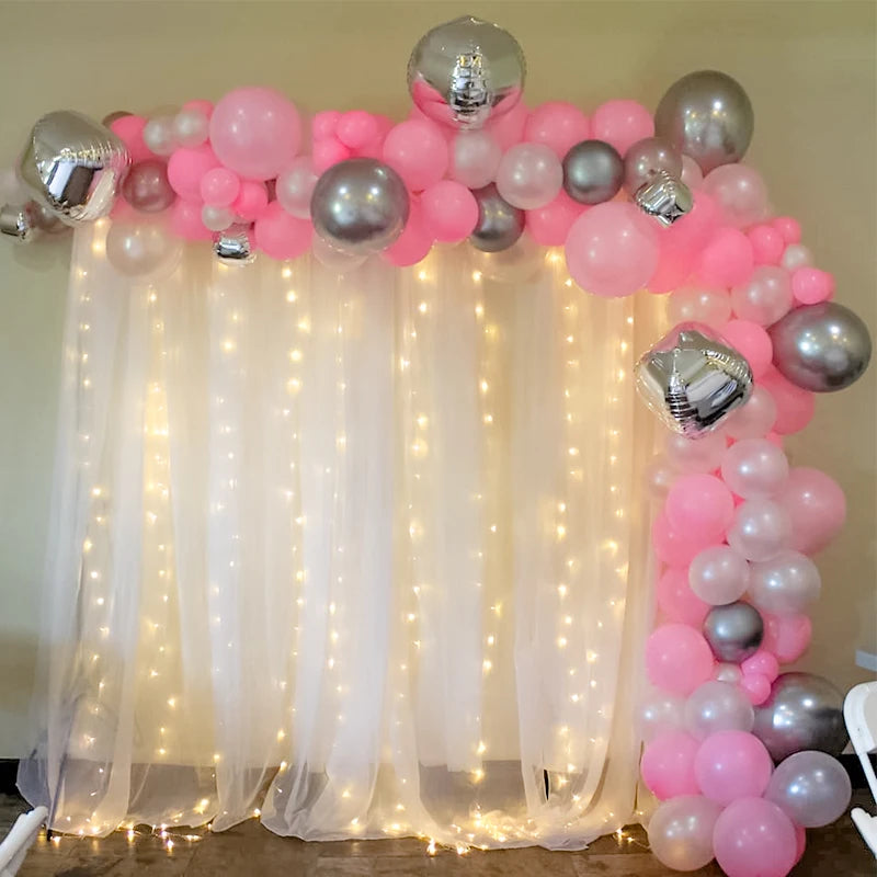 Balloon Garland Arch Decorating Strip Balloon Tape clip for Birthday Wedding Bridal Shower Baby Shower Party decor globos balls