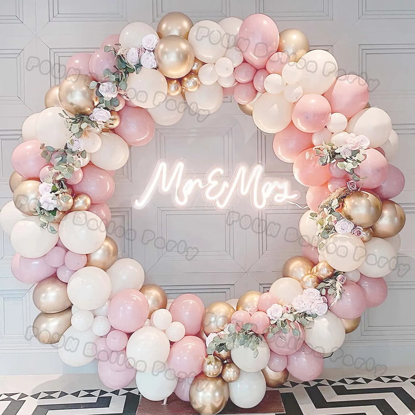 123Pcs Macaron Pink Balloon Garland Kit Latex Balloons Gold Metal Balloon Decoration For Wedding Party Birthday Evenin valentine