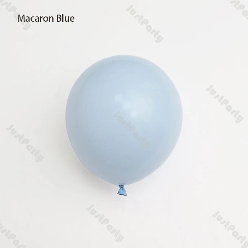 5-18inch Doubled Sand Cream Balloons Baby Shower Decoration DIY Balloon Garland Arch Kit Pastel Blue Birthday Decor Air Globos