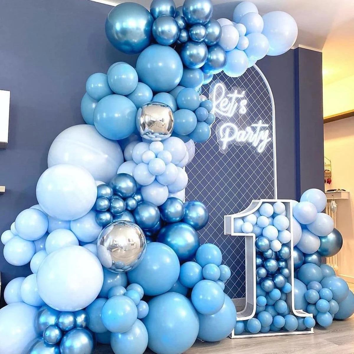 Blue Balloon Garland Arch Kit Wedding Birthday Party Decoration Kids Adult Wedding Party Supplies Latex Ballon Baby Shower Boy