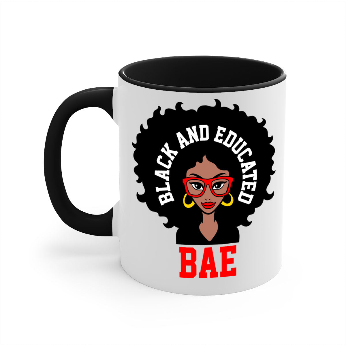 bae black and educated 267#- black words - phrases-Mug / Coffee Cup