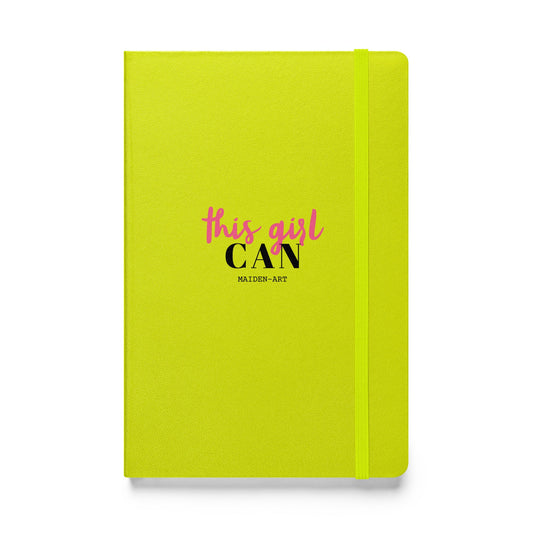 This Girl Can Hardcover bound notebook - JournalBook - stationery