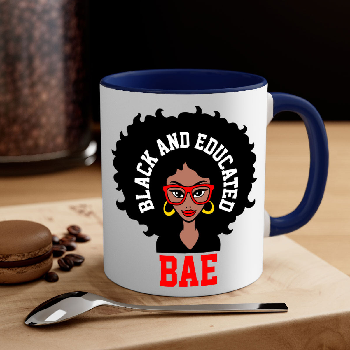 bae black and educated 267#- black words - phrases-Mug / Coffee Cup