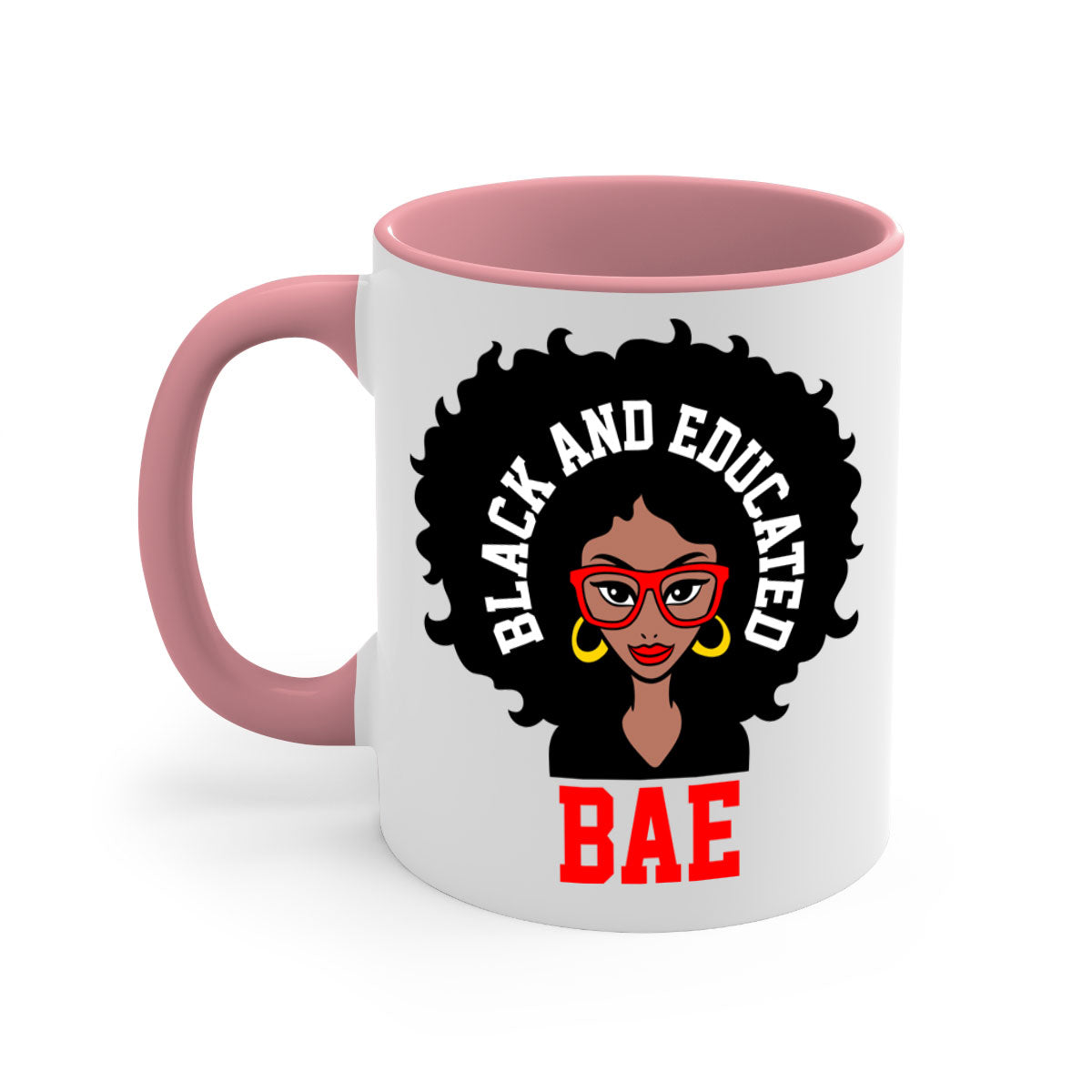 bae black and educated 267#- black words - phrases-Mug / Coffee Cup