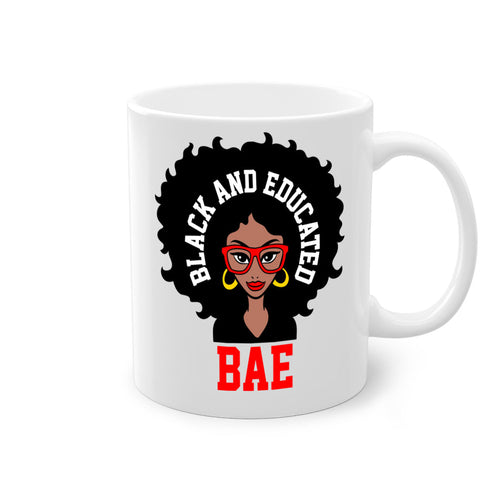 bae black and educated 267#- black words - phrases-Mug / Coffee Cup