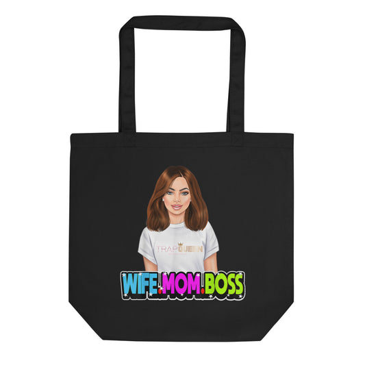 TRAP QUEEN ESSENTIALS ECO TOTE BAG_The BOB_MOM SH*T Collection