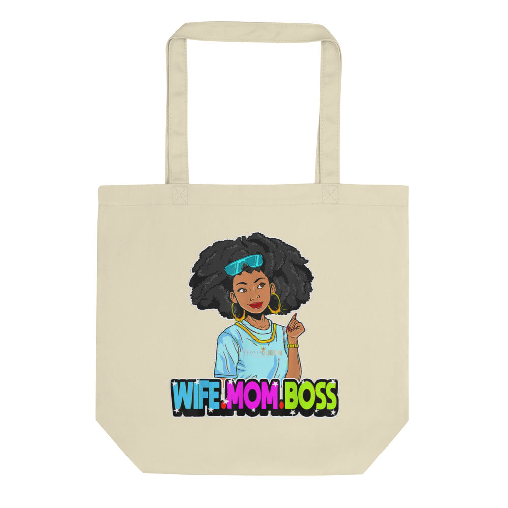 TRAP QUEEN ESSENTIALS ECO TOTE BAG_Natural Magic_MOM SH*T Collection