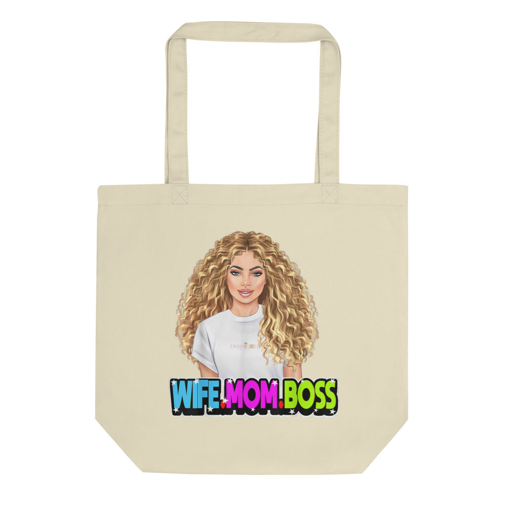 TRAP QUEEN ESSENTIALS ECO TOTE BAG_Blonde Bombshell_MOM SH*T Collection