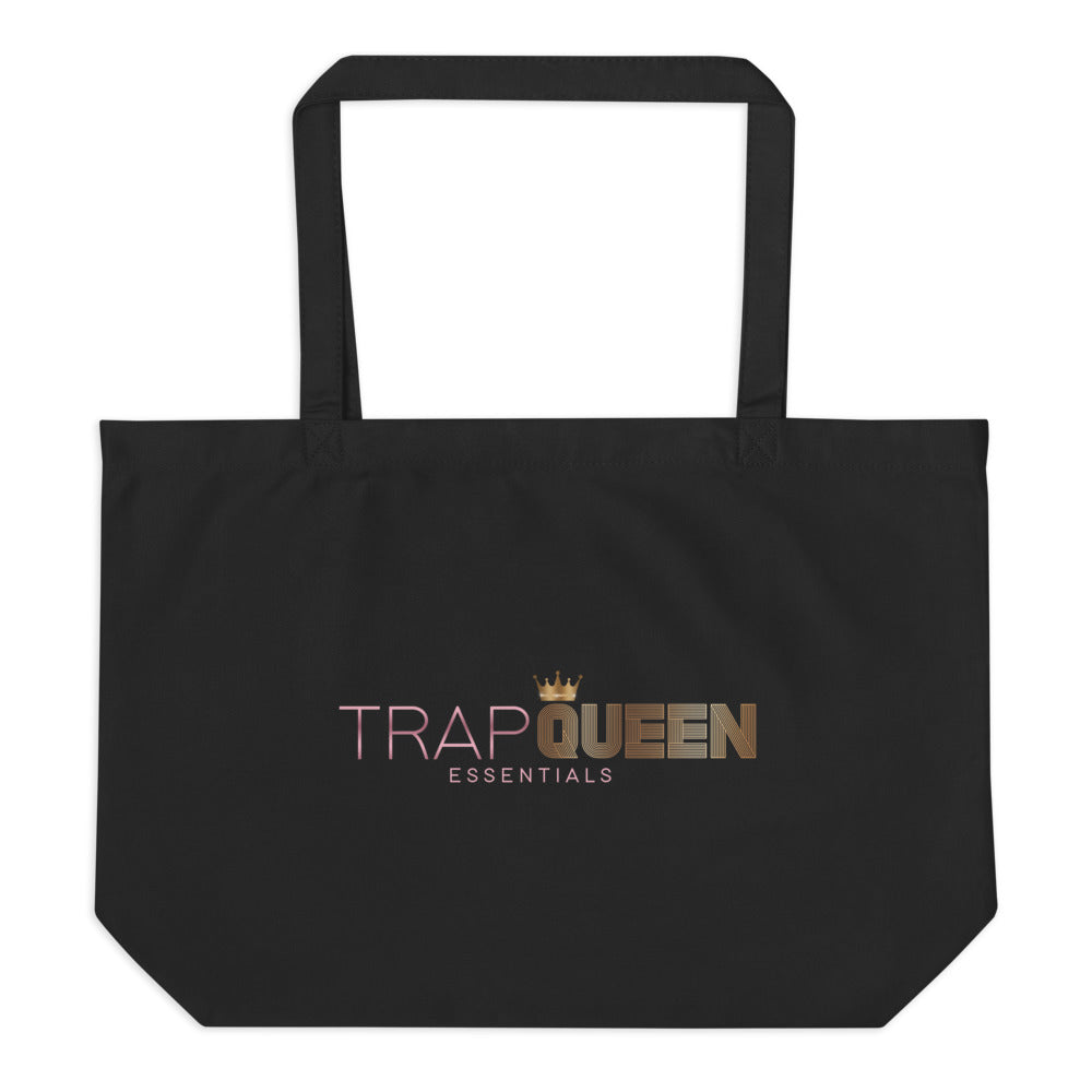 TRAP QUEEN ESSENTIALS LARGE ORGANIC TOTES__It's The Hustle For Me II_HUSTLE Collection