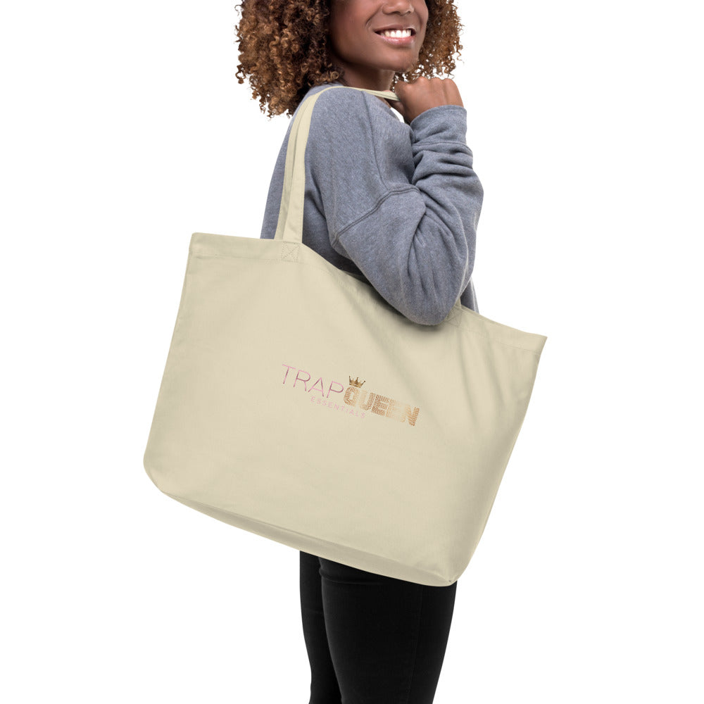 TRAP QUEEN ESSENTIALS LARGE ORGANIC TOTES__Mother Hustler_MOM SH*T Collection