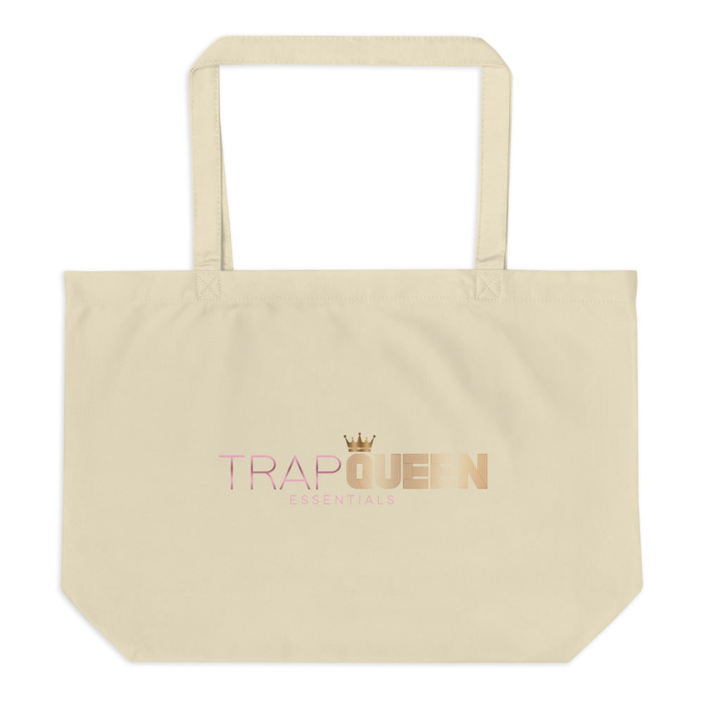 TRAP QUEEN ESSENTIALS LARGE ORGANIC TOTES__It's The Hustle For Me II_HUSTLE Collection