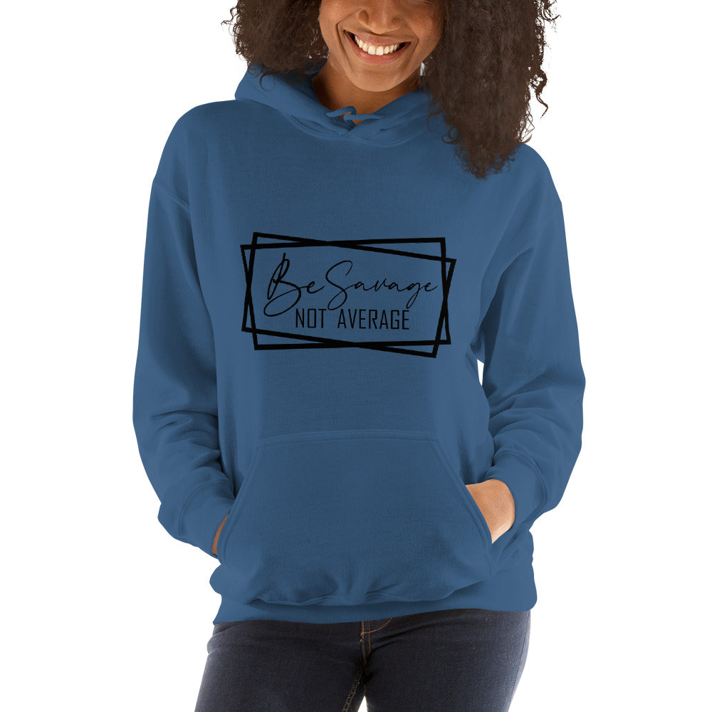 TRAP QUEEN ESSENTIALS UNISEX HOODIE_Be Savage Not Average_AFFIRMATION Collection