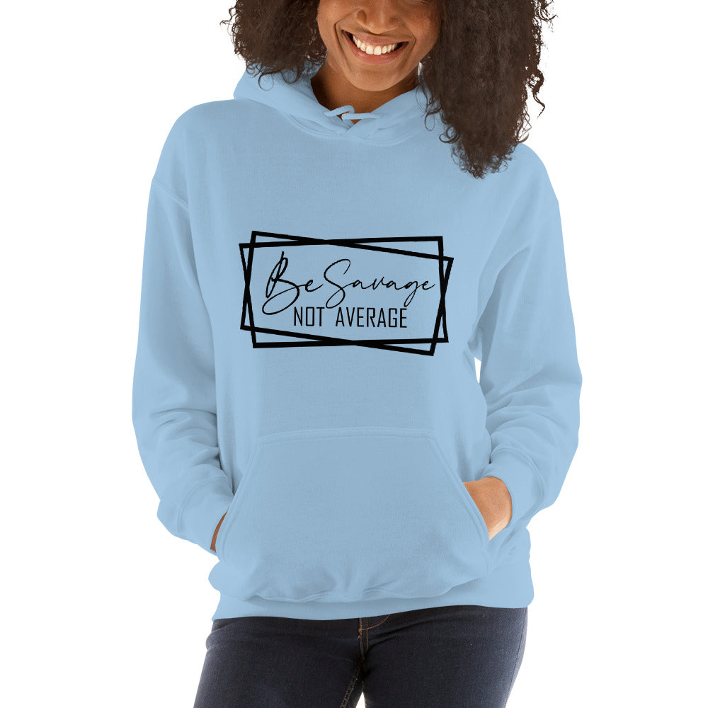 TRAP QUEEN ESSENTIALS UNISEX HOODIE_Be Savage Not Average_AFFIRMATION Collection