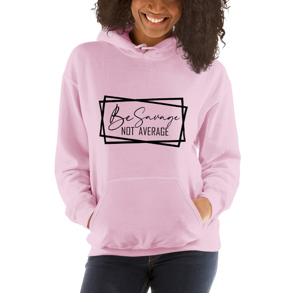 TRAP QUEEN ESSENTIALS UNISEX HOODIE_Be Savage Not Average_AFFIRMATION Collection