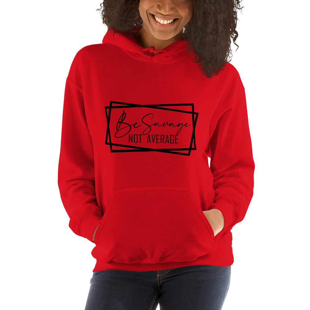 TRAP QUEEN ESSENTIALS UNISEX HOODIE_Be Savage Not Average_AFFIRMATION Collection