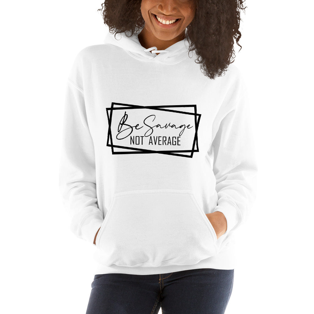 TRAP QUEEN ESSENTIALS UNISEX HOODIE_Be Savage Not Average_AFFIRMATION Collection