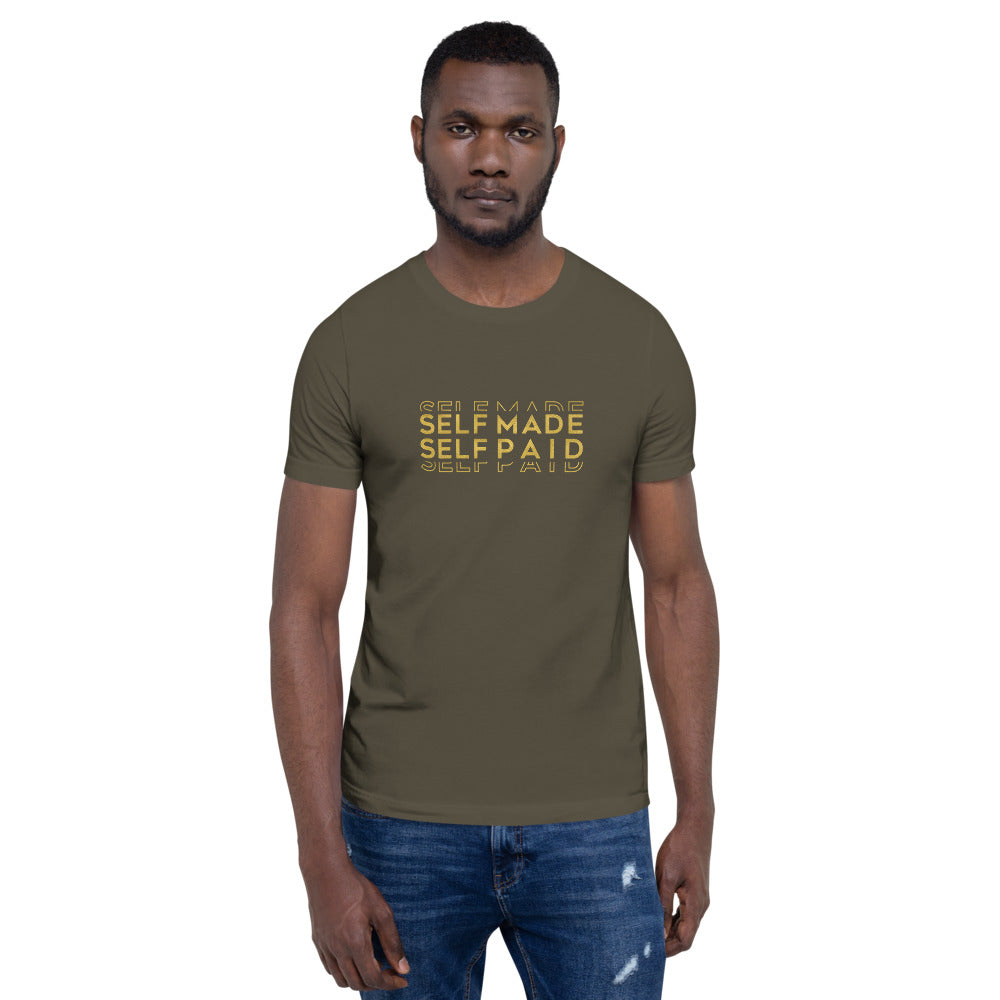 TRAP QUEEN ESSENTIALS SHORT-SLEEVE UNISEX T-SHIRT_Self Made Self Paid_HUSTLE Collection