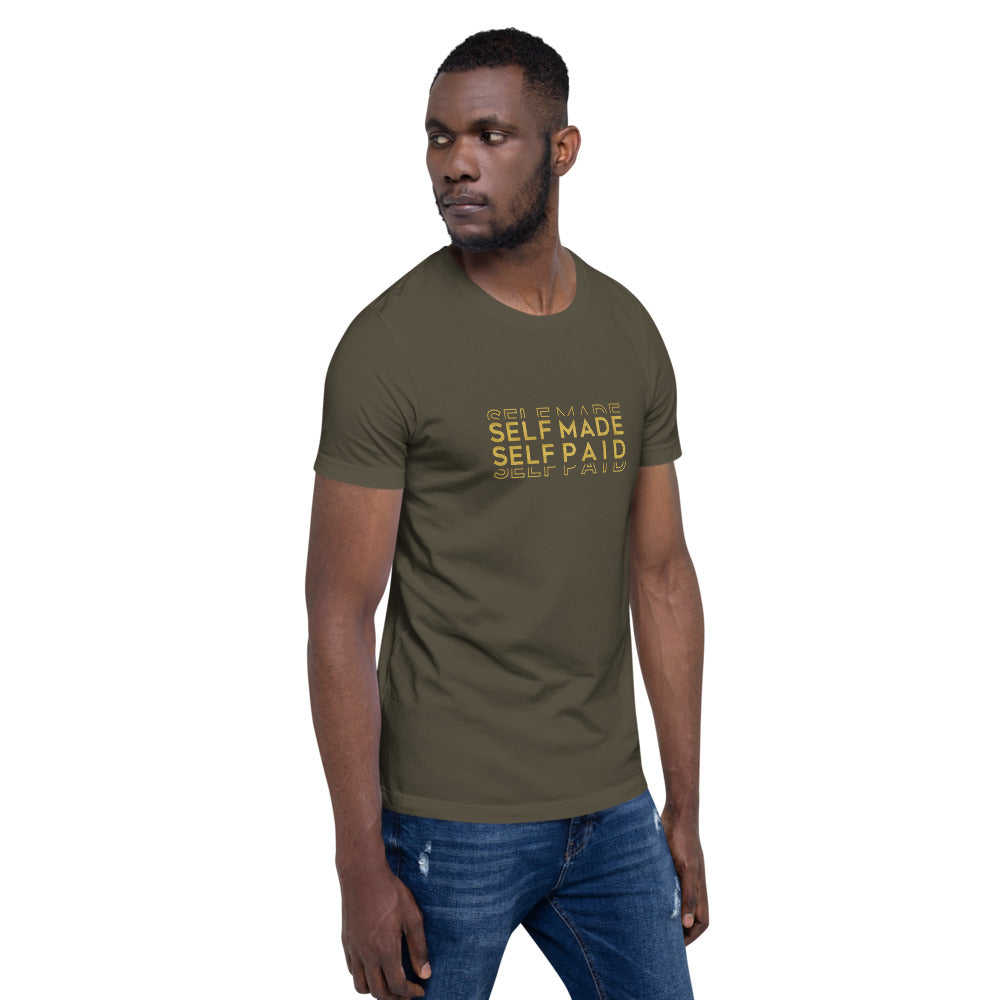 TRAP QUEEN ESSENTIALS SHORT-SLEEVE UNISEX T-SHIRT_Self Made Self Paid_HUSTLE Collection