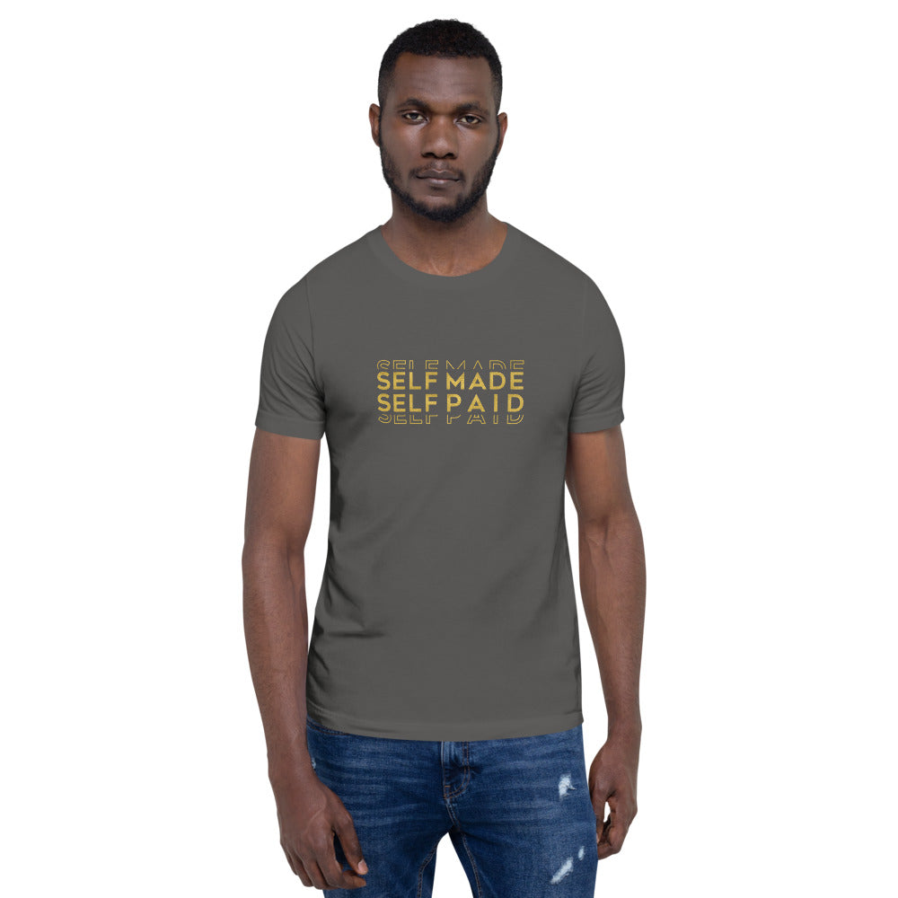 TRAP QUEEN ESSENTIALS SHORT-SLEEVE UNISEX T-SHIRT_Self Made Self Paid_HUSTLE Collection