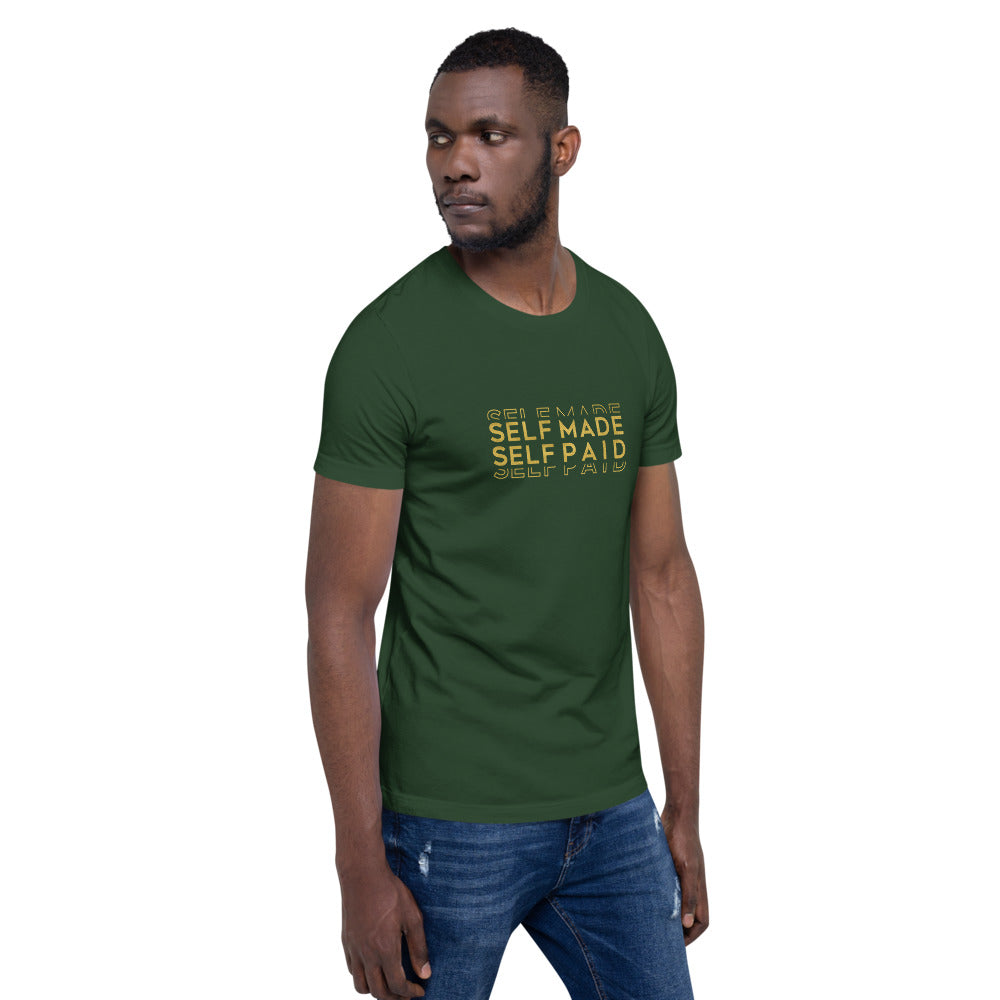 TRAP QUEEN ESSENTIALS SHORT-SLEEVE UNISEX T-SHIRT_Self Made Self Paid_HUSTLE Collection