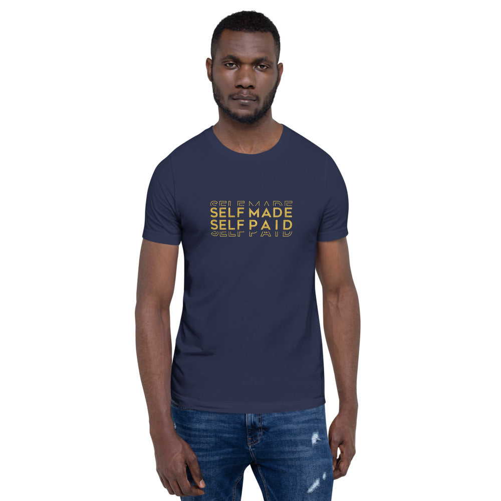 TRAP QUEEN ESSENTIALS SHORT-SLEEVE UNISEX T-SHIRT_Self Made Self Paid_HUSTLE Collection