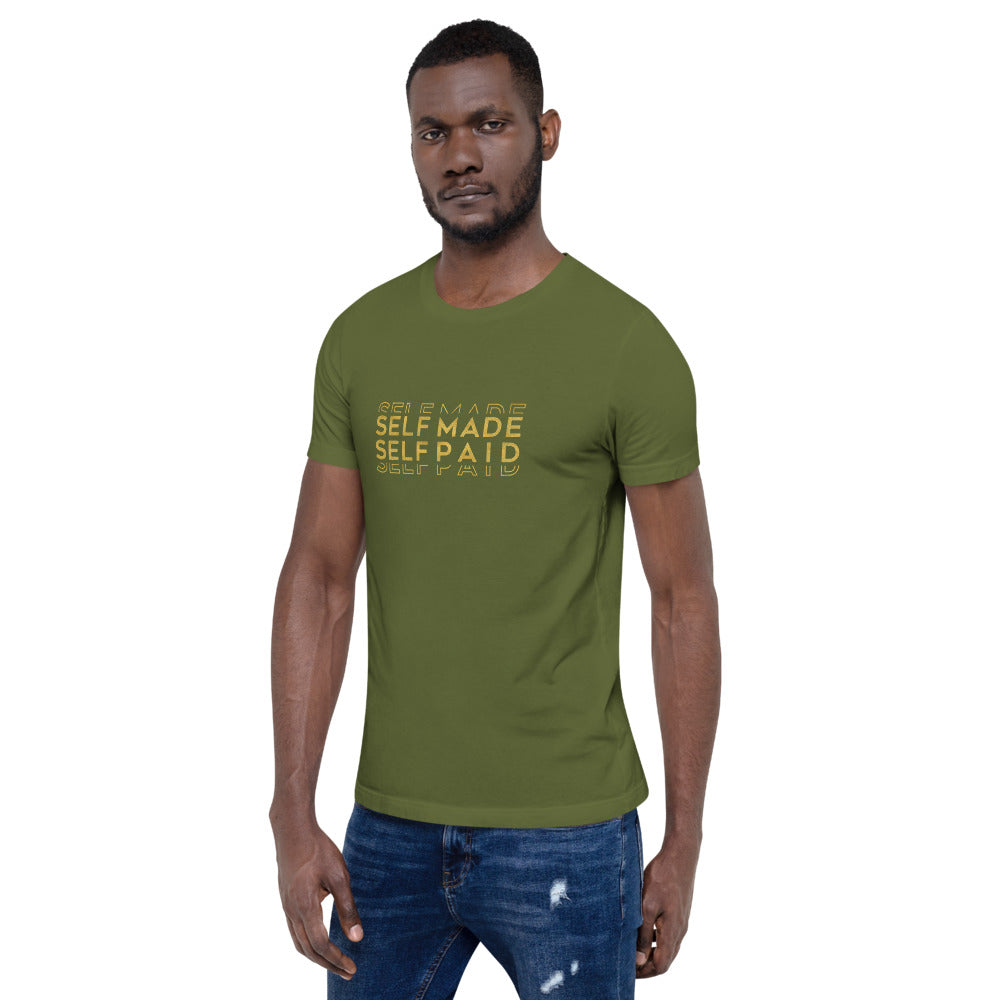 TRAP QUEEN ESSENTIALS SHORT-SLEEVE UNISEX T-SHIRT_Self Made Self Paid_HUSTLE Collection