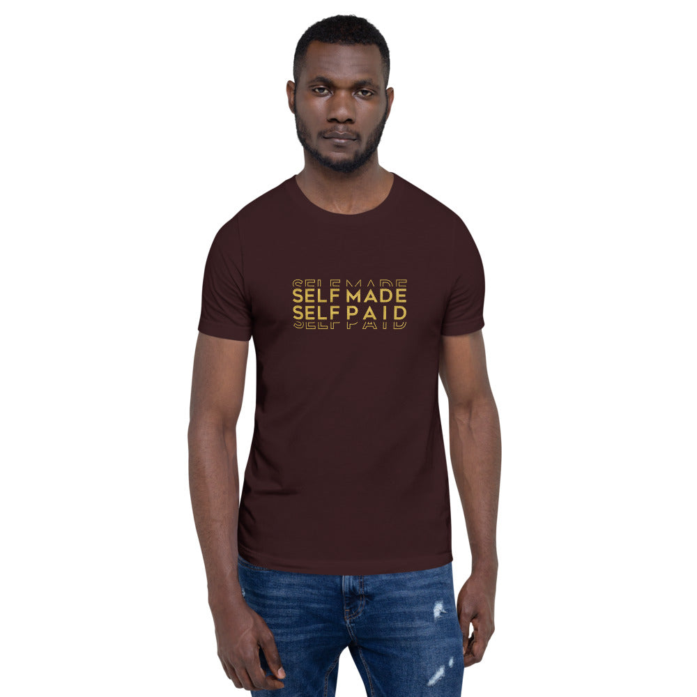 TRAP QUEEN ESSENTIALS SHORT-SLEEVE UNISEX T-SHIRT_Self Made Self Paid_HUSTLE Collection