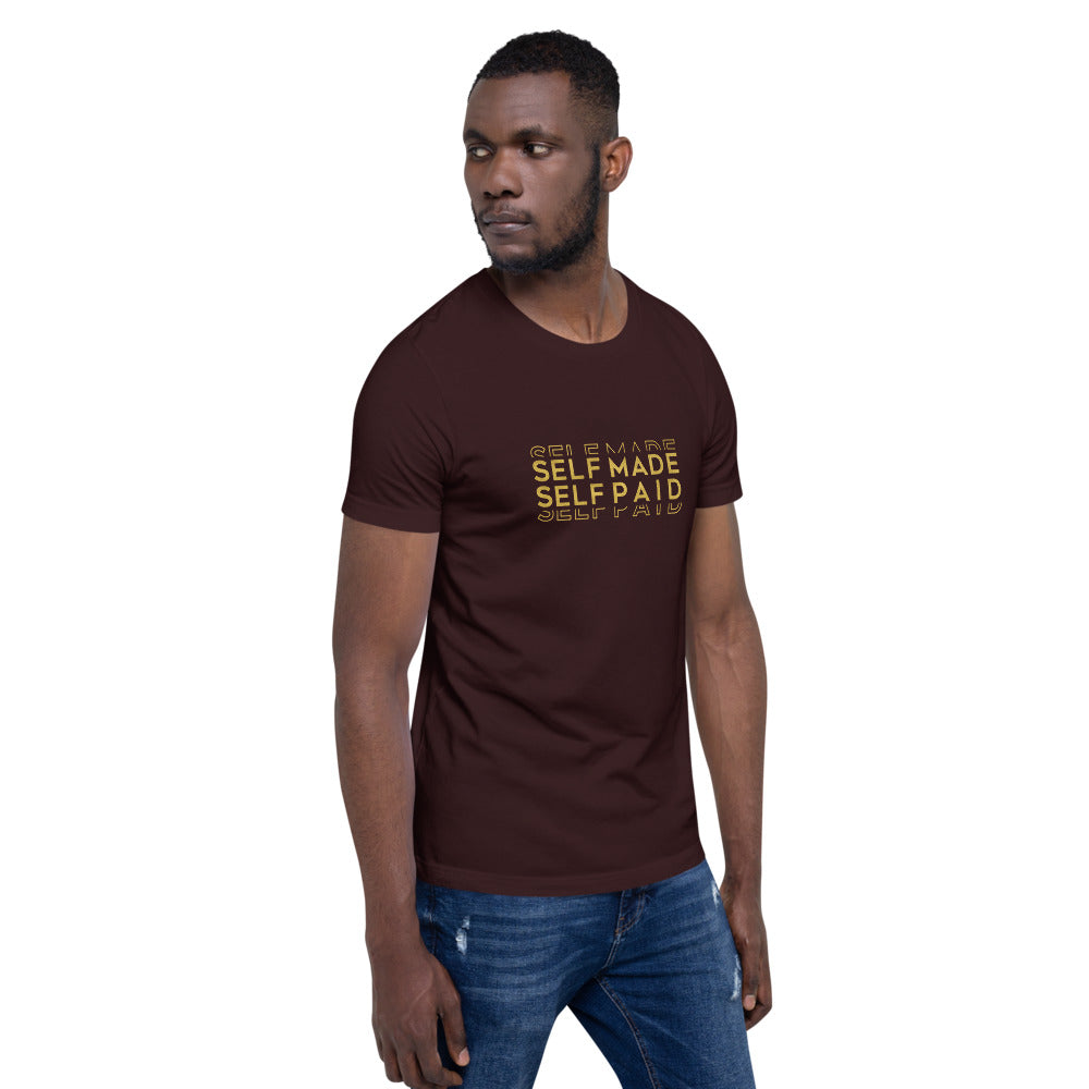 TRAP QUEEN ESSENTIALS SHORT-SLEEVE UNISEX T-SHIRT_Self Made Self Paid_HUSTLE Collection