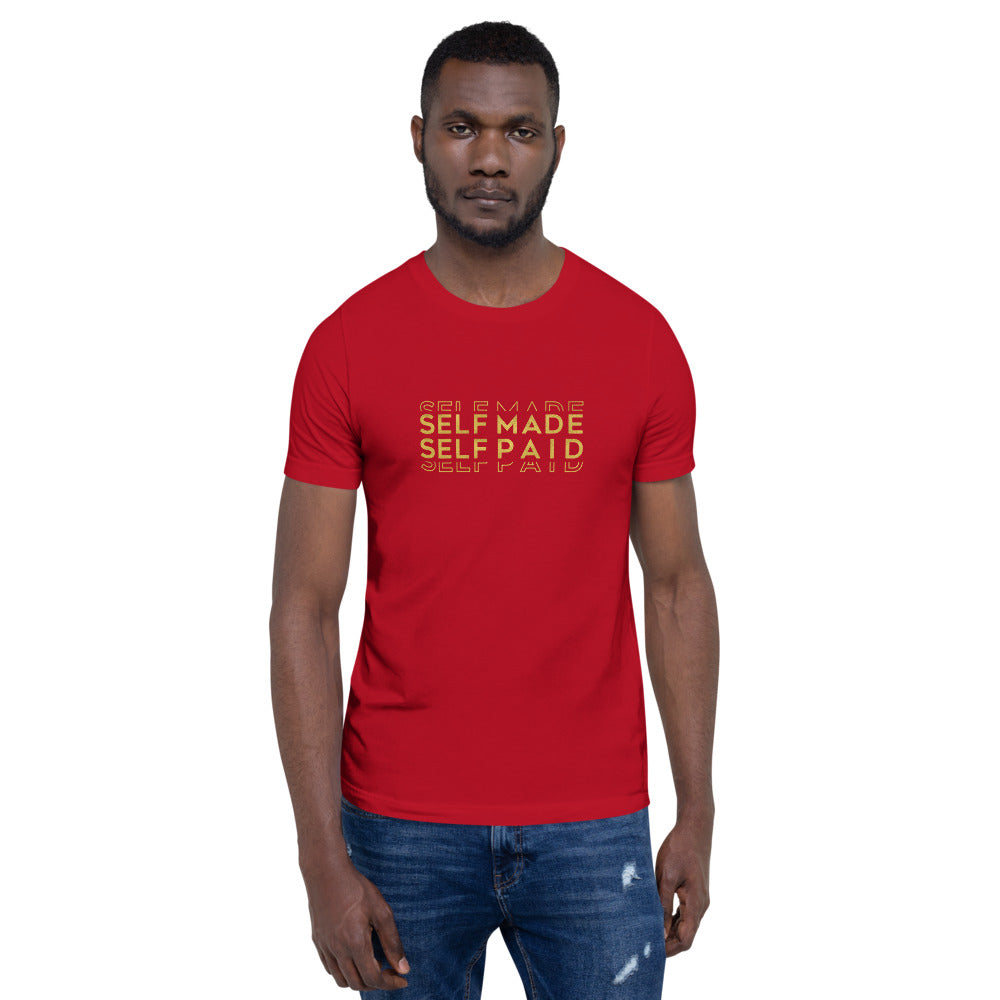 TRAP QUEEN ESSENTIALS SHORT-SLEEVE UNISEX T-SHIRT_Self Made Self Paid_HUSTLE Collection